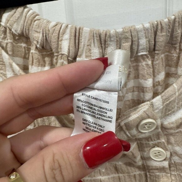 ANTHROPOLOGIE X Corey Lynn Calter Petite Edie Dress Size MP (missing Belt) - Picture 4 of 9